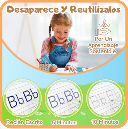 Cuadernillos mágicos DIVERTILETRAS® - PACK 4 UDS