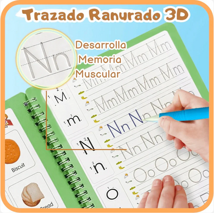 Cuadernillos mágicos DIVERTILETRAS® - PACK 4 UDS